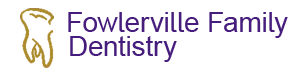 The image features a logo with the text  Fowler Family Dentistry  and an emblem that resembles a dental implant.